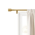 thumbnail image 1 of Mainstays Easy Install Decorative Bolt Window Curtain Rod, Adjustable, 48” to 120”, Gold, 1 of 7
