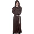 thumbnail image 1 of Underwraps UR25876MD Child Monk Robe Costume, Brown - Medium - Size 6-8, 1 of 1