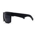 thumbnail image 4 of Mens OG Flat Top Rectangle Gangster Mob Shade Sunglasses Matte Black, 4 of 4