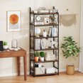 thumbnail image 2 of Gymax 6-Tier Bookshelf 71.5'' Industrial Tall Bookcase w/ Open Shelves for Study, 2 of 9
