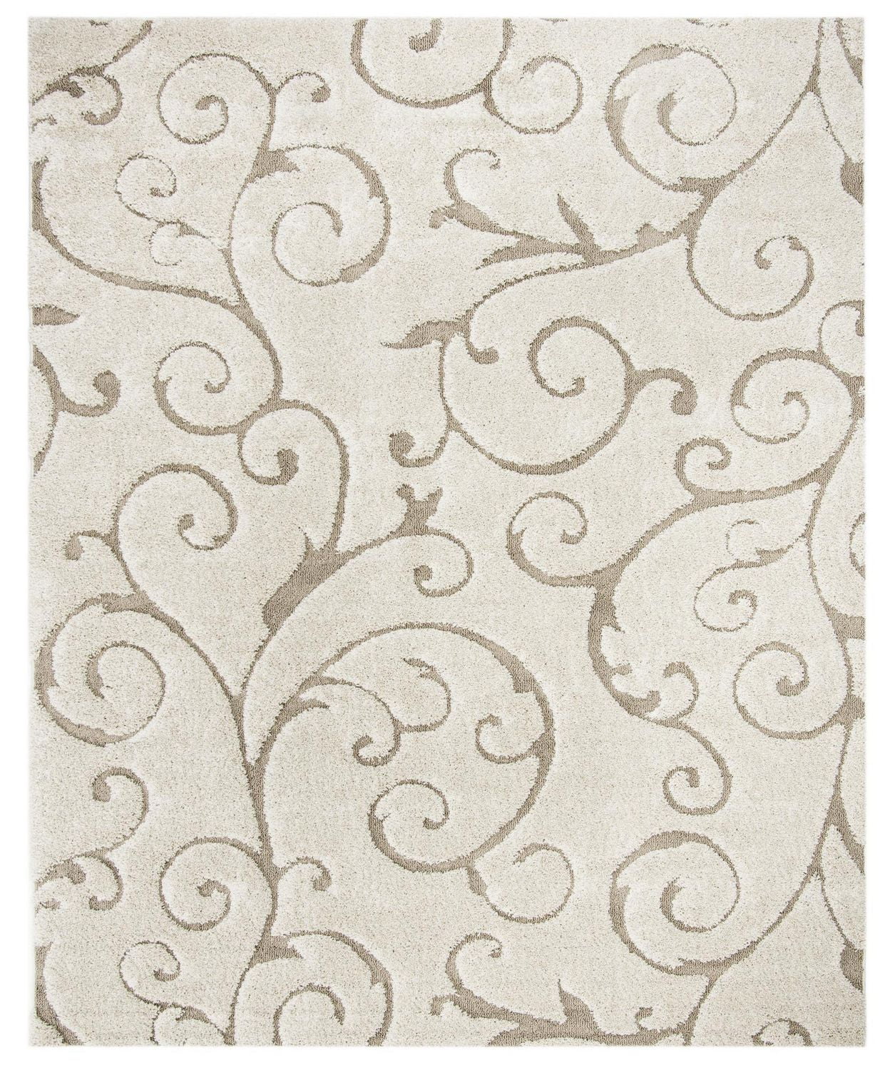 SAFAVIEH Florida Douglas Floral Vines Shag Area Rug