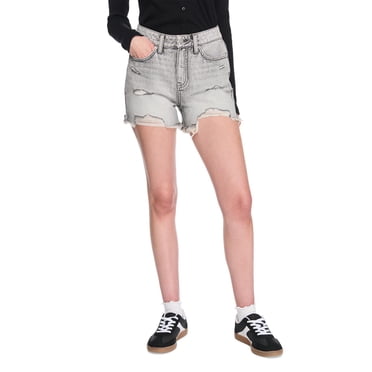 No Boundaries Women's Distressed Denim Short