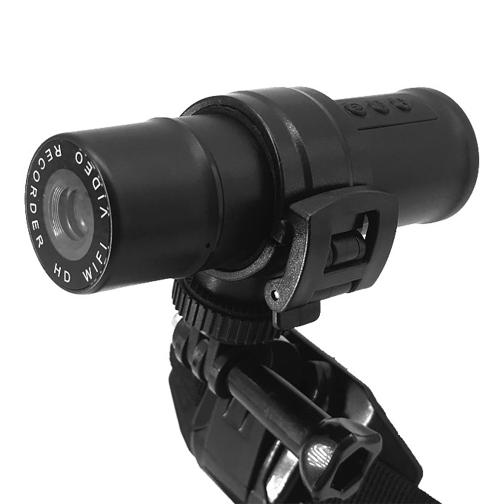 ziyahi WiFi Motorcycle Camera Handlebar Mount Rechargeable Dash Cam Cycling Action Camcorder Riders Video Recorder Gifts