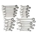 thumbnail image 1 of GEARWRENCH 34 Pc. 12 Pt. Ratcheting Combination Wrench Set, Standard & Stubby, SAE/Metric - 85034, 1 of 5