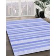 thumbnail image 3 of Ahgly Tapis d'Intérieur Lavable en Machine Carré Transitionnel Bleu Ciel, 6 Pieds Carré, 3 of 7