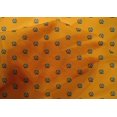 thumbnail image 4 of oneOone Cotton Silk Fabric Lotus Block Print Fabric By The Yard 42 Inch Wide, 4 of 4