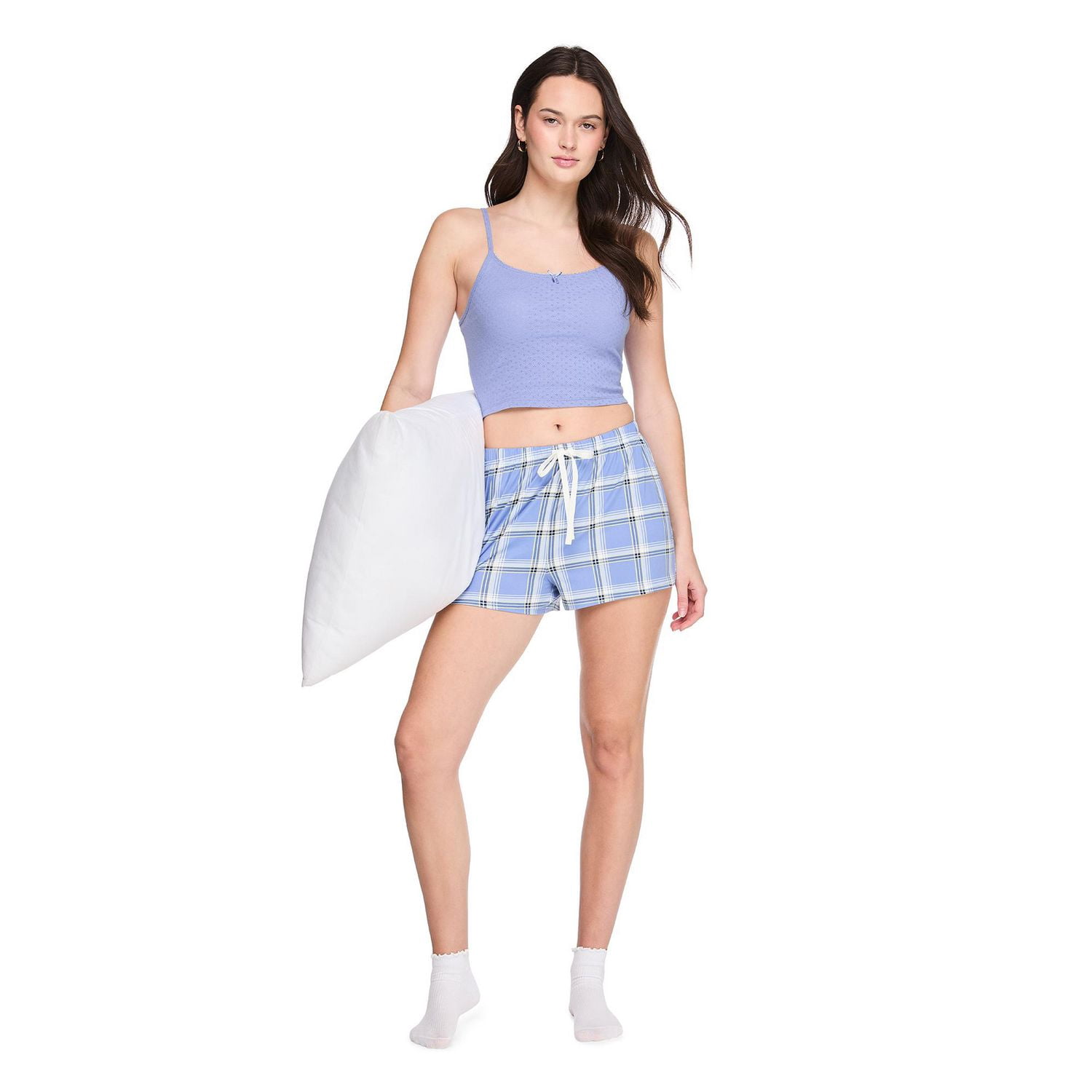 No Boundaries Women's Peached Pajama Short