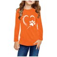 thumbnail image 2 of Birdeem Chemises à Manches Longues pour Filles Chemises à Manches Longues Imprimés Mignons Col Rond Hauts Blouses Décontractées Habillées Vêtements Chemises à Manches Longues pour Filles, 2 of 4
