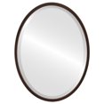 thumbnail image 1 of London Framed Oval Mirror - Rubbed Bronze - 17" x 21", 1 of 7