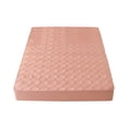 thumbnail image 1 of Bdday Cooling Sheets Fitted Sheet- Protective Cover for Bed Mattress- Pocket Fitted Sheet- Winter Warm- Breathable- Non-Slip for Skin Care Bed Sheet- Cotton Quilted Fitted S Queen Sheets, 1 of 7