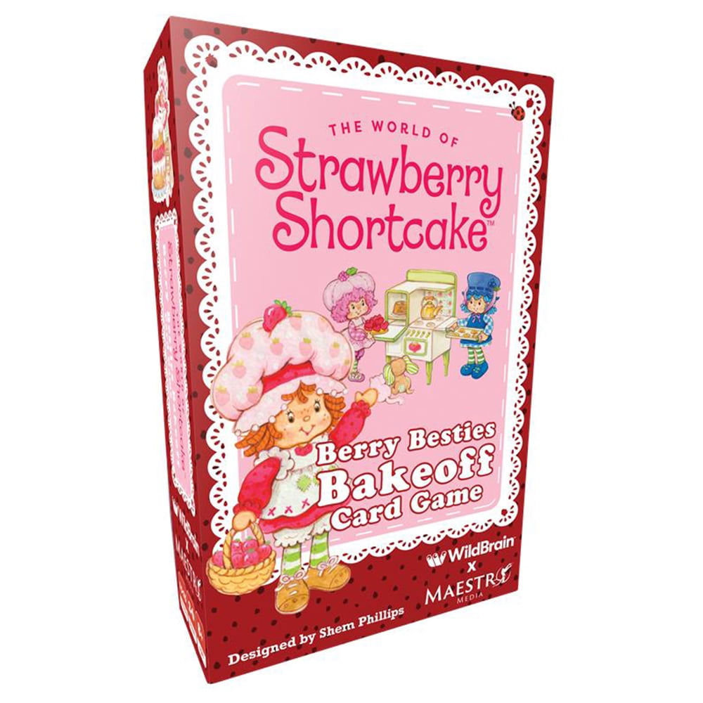Strawberry Shortcake: Berry Besties Bakeoff Card Game (English Version) - 2-6 Players - A Family Board Game by Maestro Media - 15-25 Minutes of Gameplay - Ages 8+
