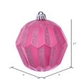 thumbnail image 3 of Vickerman MC190845D Boule Facettée Paillettes Mauve 5 Po. - 3 par Sac, 3 of 3