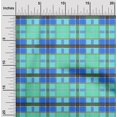 thumbnail image 1 of oneOone Cotton Cambric Fabric Madras Check Printed Craft Fabric BTY 56 Inch Wide, 1 of 4