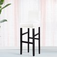 thumbnail image 1 of PiccoCasa Stretch Spandex Bar Stool Cover for Short Back Chair Snow White 1, 1 of 8