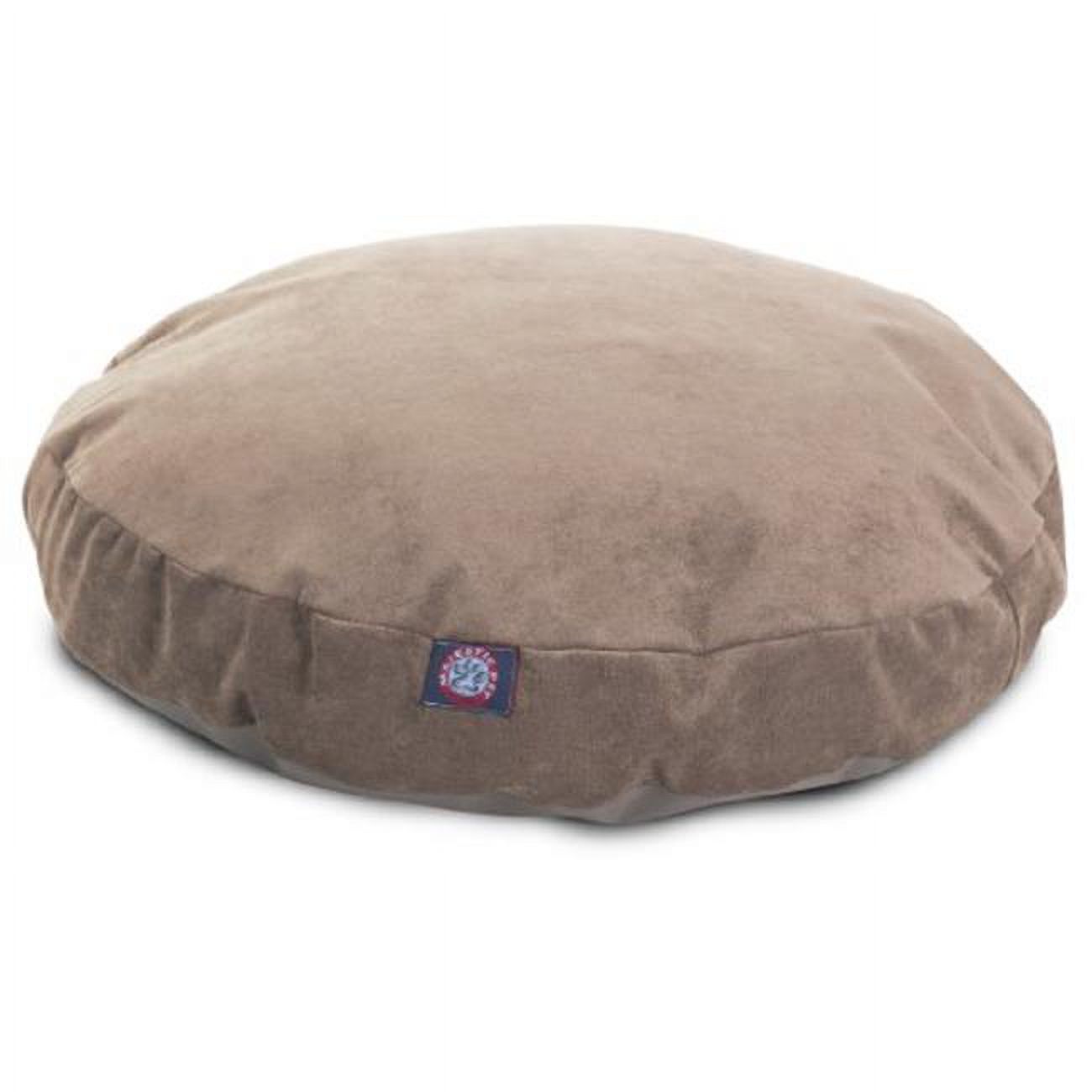 MajesticPet 788995508571 Lit pour Animaux Rond de 36 Po, Perle - Moyen