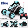 thumbnail image 1 of Blue Luminous Remote Control Dump Truck Stunt Car Toy Rolling Stunt Double-Sided Car, 1 of 6
