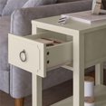 thumbnail image 3 of Novogratz Her Majesty Narrow Side Table, White, 3 of 9