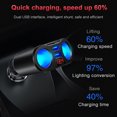 thumbnail image 3 of 3.1A Dual USB Car Charger 2 Port LCD Display 12-24V Cigarette Socket Lighter Fast Car Charger Power Adapter Car Styling, 3 of 5