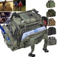 thumbnail image 1 of CNKOO Fishing Tackle Bag Pack Waist Shoulder Waterproof Box Reel Lure Gear Storage, 1 of 8