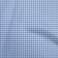 thumbnail image 1 of oneOone Rayon Medium Blue Fabric Check Fabric For Sewing Printed Craft Fabric By The Yard 56 Inch Wide, 1 of 5