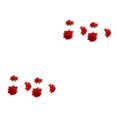 thumbnail image 2 of relayinert 6 Pcs Épingles à Cheveux de Mariage en ABS avec Grand Application et Maintien Sécurisé Rouge 2Ensemble, 2 of 6