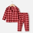 thumbnail image 2 of Penkiiy Ensemble de Pyjama pour Tout-Petits Bébés Garçons Filles Enfants 2 Pcs Coton à Boutons Tenue de Nuit Ensemble de PJS Rouge Liquidation pour 2-3 Ans, 2 of 9