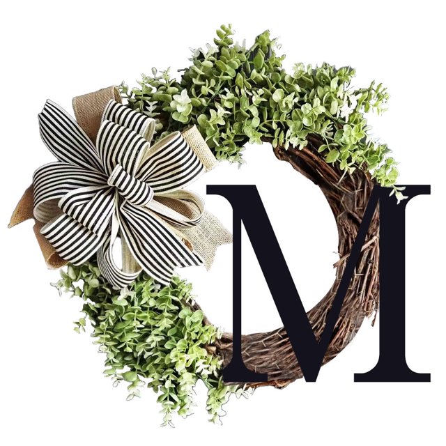 Agiferg Last Name Year Round Front Door Wreath,Decorative Hanging Plaques In Front Of The Door