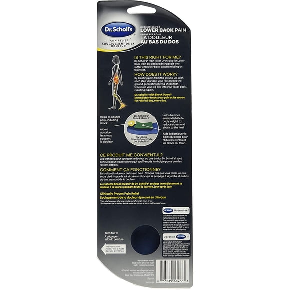 Dr. Scholl’s Pain Relief Orthotics for Lower Back Pain - Women