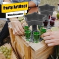 thumbnail image 2 of WHEANG Distributeur et Support de Verre à Shot 5 Étoiles à Cinq Branches Artefact de Fête, 2 of 9