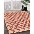 thumbnail image 3 of Ahgly Company Tapis d'Intérieur Lavable en Machine Carré Transitionnel Blond Doré Or, 3 Pieds Carré, 3 of 7