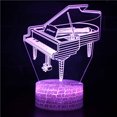 thumbnail image 1 of EGNMCR Night Lights Musical Instrument Night Light LED Colorful 16-Color Remote Control Desk Lamp Night light, 1 of 2