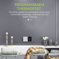 thumbnail image 4 of 95-240V Programmable 5+1+1 Six Periods Touchscreen LCD with Backlight Heating Controller 5A, 4 of 6