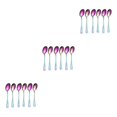 thumbnail image 1 of Wweixi 6pieces Lightweight And Portable Stainless Steel Set For Easy Dining On Go Stainless Steel Spoons Easy To Clean colours 3Set, 1 of 6