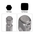 thumbnail image 4 of Unique Bargains Socket Accessory Set, 19mm Deep Socket 1/4' Hex Shank Impact Adapter with 1/2' Drive, 4 of 5