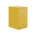 thumbnail image 4 of Space Solutions 18in.D 2 Drawer Metal File Cabinet Yellow/Goldfinch, 4 of 5