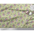 thumbnail image 3 of Soimoi Red Poly Georgette Fabric Diamond Geometric Printed Fabric 1 Yard 42 Inch Wide, 3 of 3