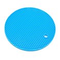 thumbnail image 1 of Rubber Non-Slip Heat Resistant Mat Colorful Round Silicone Rubber Non-Slip Coaster Cushion Placemat Pot Holder Table Silicone Mat, 1 of 2