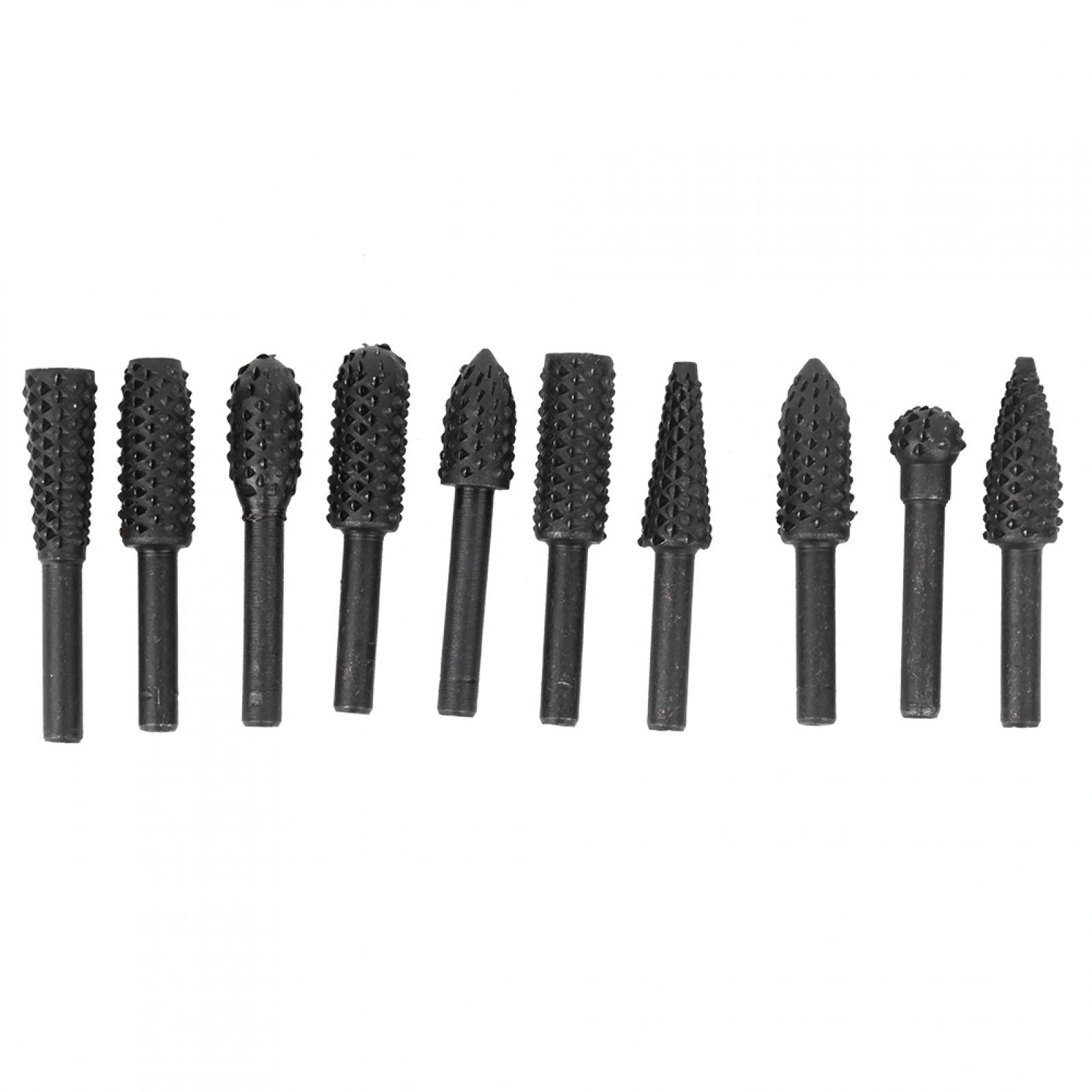 Drill Bits, 1/8in  Burr, 10pcs Air Tools For Power Drills