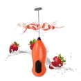 thumbnail image 1 of Milk Frother Handheld Electric Coffee Beverage Mixer Stainless Steel Foam, 1 of 5