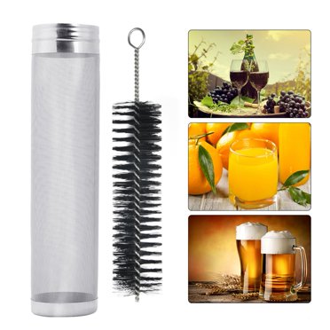 Wine Making Filters,304 Stainless Steel Beer Brewing Mesh Filter Beer Cartridge Filter High-Intensity Output