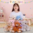 thumbnail image 4 of MorisMos 7 Packs Teddy Bears 14'' Bulk Stuffed Animals Plush Bear 7 Colors, 4 of 8