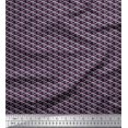 thumbnail image 1 of Soimoi Poly Georgette Fabric Herringbone Shirting Print Fabric by The Yard 52 Inch Wide, 1 of 3