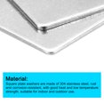 thumbnail image 4 of Uxcell Rondelle Carrée, Lot de 50, M3x16x16x1 mm, Rondelles Carrées pour Plaques en Acier Inoxydable 304, 4 of 5
