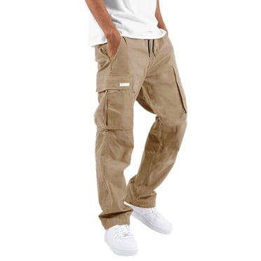 Pantalon Cargo pour Homme Confortable Polyvalent Élégant Tenue Utilitaire Plein Air Aventure Pantalon de Travail avec Poches et Caractéristiques Ajustables pour Usage Quotidien