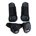 thumbnail image 4 of jinwen Horse Tendon Fetlock Boots (Set Of 4)Horse Jumping Leg Protection for Riding Black M, 4 of 9