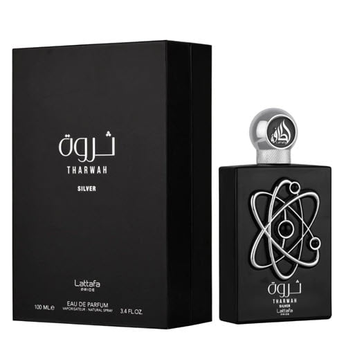Lattafa Pride Tharwah Silver par Lattafa Vaporisateur Eau de Parfum 3.4 oz