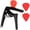 Black, variant on Guitar Tuning Clip Guitar Capo Universal Metal Capo Multifunctional Turning Capo with Guitar Picks
