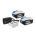 thumbnail image 1 of HART 20-Volt Lithium-Ion 2-Pack 4.0Ah Battery and Charger Kit, 1 of 5