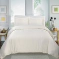 thumbnail image 1 of Home Sweet Collection 3 PC Solid Egyptian Cotton Duvet set (Queen, Ivory), 1 of 4