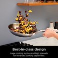 thumbnail image 4 of Ninja C99012 EverClad Commercial-Grade Stainless Steel Cookware Set, Tri-Ply Pots And Pans, Oven Safe to 600°F, PFAS Safe, All Stovetops &amp; Induction Compatible, Stainless, 10.25", 4 of 10